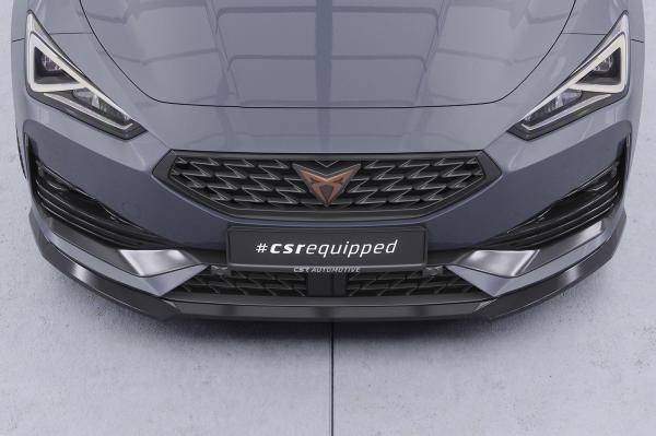 CSR Frontspoiler | Cup-Spoilerlippe mit ABE für Cupra Leon 4 (Typ KL) CSL544-S strukturiert schwarz matt (keine Lackierung erforderlich)