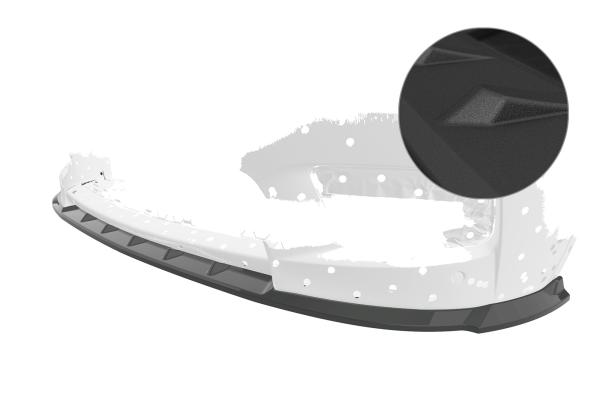 CSR Frontspoiler | Cup-Spoilerlippe mit ABE für BMW X1 E84 M-Paket CSL547-S strukturiert schwarz matt (keine Lackierung erforderlich)