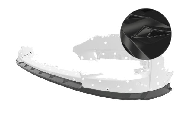 CSR Frontspoiler | Cup-Spoilerlippe mit ABE für BMW X1 E84 M-Paket CSL547-G Glossy schwarz Hochglanz (keine Lackierung erforderlich)