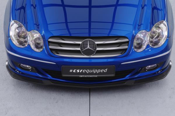 CSR Frontspoiler | Cup-Spoilerlippe mit ABE für Mercedes-Benz CLK A209 / C209 CSL550-S strukturiert schwarz matt (keine Lackierung erforderlich)
