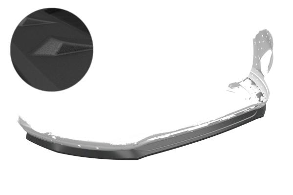 CSR Frontspoiler | Cup-Spoilerlippe mit ABE für Ford S-Max MK2 CSL551-S strukturiert schwarz matt (keine Lackierung erforderlich)