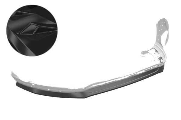 CSR Frontspoiler | Cup-Spoilerlippe mit ABE für Ford S-Max MK2 CSL551-G Glossy schwarz Hochglanz (keine Lackierung erforderlich)