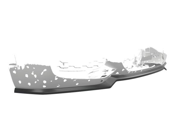 CSR Frontspoiler | Cup-Spoilerlippe mit ABE für BMW X4 (F26) M-Paket CSL558-G Glossy schwarz Hochglanz (keine Lackierung erforderlich)