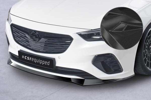 CSR Frontspoiler | Cup-Spoilerlippe mit ABE für Opel Insignia B Gsi CSL560-C Carbon Look Hochglanz (keine Lackierung erforderlich)