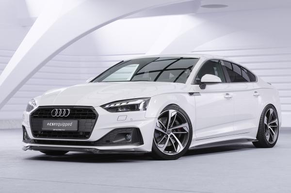 CSR Frontspoiler | Cup-Spoilerlippe mit ABE für Audi A5 F5  Basis / Advanced CSL562-S strukturiert schwarz matt (keine Lackierung erforderlich)