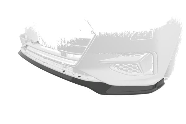 CSR Frontspoiler | Cup-Spoilerlippe mit ABE für Audi A7 C8 (Typ 4K) CSL563-S strukturiert schwarz matt (keine Lackierung erforderlich)