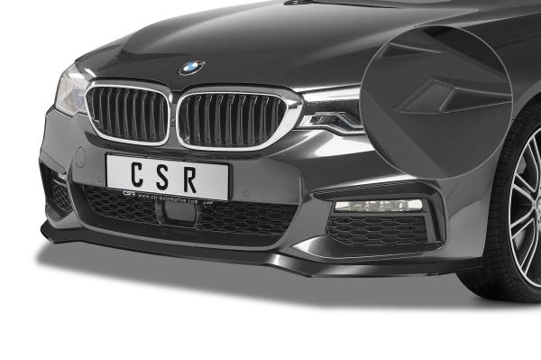 CSR Frontspoiler | Cup-Spoilerlippe mit ABE für BMW 5er G30/G31 M-Paket CSL564-L Lackierung erforderlich (unlackiert roh)