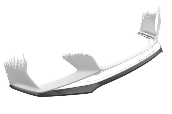 CSR Frontspoiler | Cup-Spoilerlippe mit ABE für Audi RS6 C8 / RS7 C8 (4K) CSL566-C Carbon Look Hochglanz (keine Lackierung erforderlich)