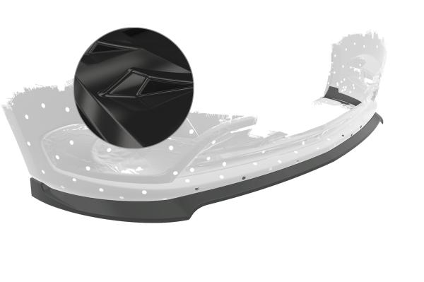 CSR Frontspoiler | Cup-Spoilerlippe mit ABE für Mercedes-Benz Citan W415 CSL569-G Glossy schwarz Hochglanz (keine Lackierung erforderlich)
