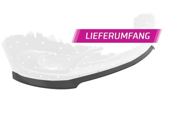 CSR Frontspoiler | Cup-Spoilerlippe mit ABE für Mercedes-Benz Citan W415 CSL569-S strukturiert schwarz matt (keine Lackierung erforderlich)