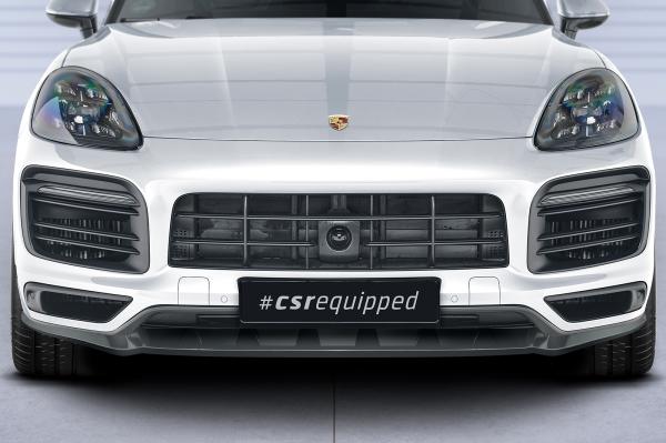 CSR Frontspoiler | Cup-Spoilerlippe mit ABE für Porsche Cayenne P0536/9YA CSL576-L Lackierung erforderlich (unlackiert roh)