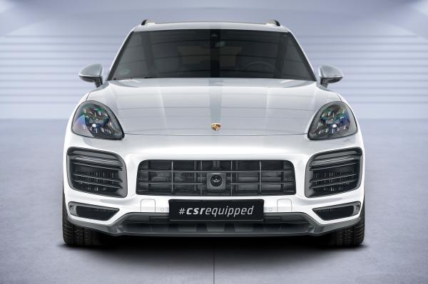 CSR Frontspoiler | Cup-Spoilerlippe mit ABE für Porsche Cayenne P0536/9YA CSL576-L Lackierung erforderlich (unlackiert roh)