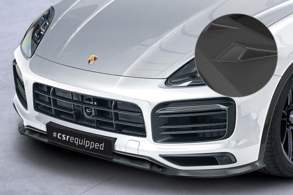 CSR Frontspoiler | Cup-Spoilerlippe mit ABE für Porsche Cayenne P0536/9YA CSL576-L Lackierung erforderlich (unlackiert roh)
