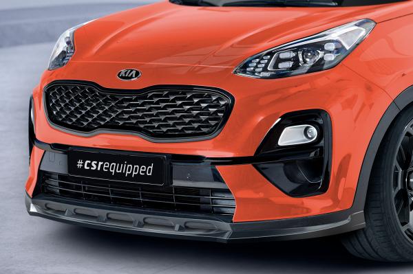 CSR Frontspoiler | Cup-Spoilerlippe mit ABE für Kia Sportage QLE CSL577-L Lackierung erforderlich (unlackiert roh)