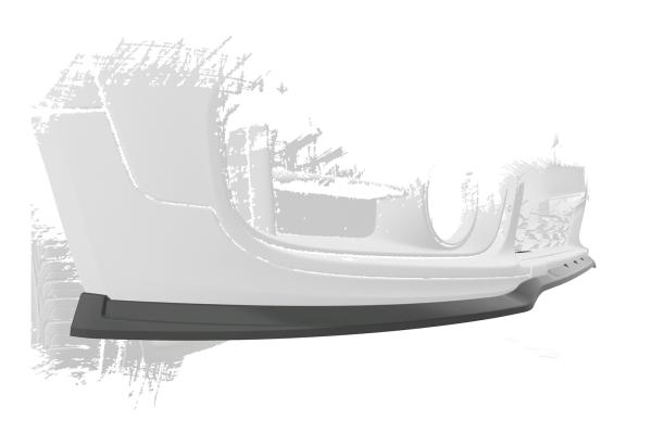 CSR Frontspoiler | Cup-Spoilerlippe mit ABE für Mini Countryman F60 CSL578-L Lackierung erforderlich (unlackiert roh)