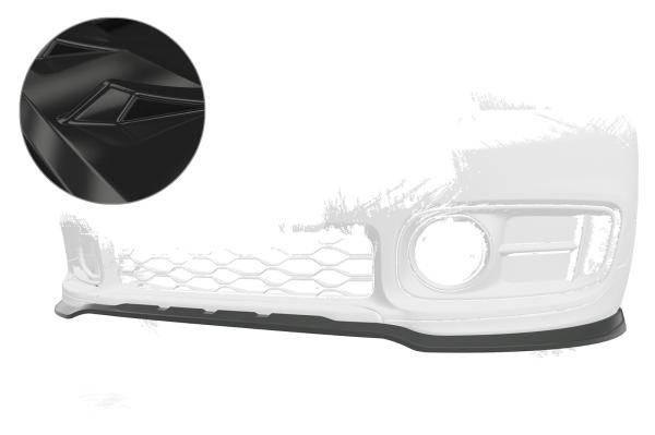 CSR Frontspoiler | Cup-Spoilerlippe mit ABE für Mini Countryman F60 CSL578-G Glossy schwarz Hochglanz (keine Lackierung erforderlich)