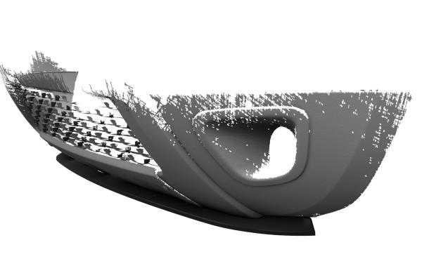 CSR Frontspoiler | Cup-Spoilerlippe mit ABE für Dacia Duster I CSL584-C Carbon Look Hochglanz (keine Lackierung erforderlich)