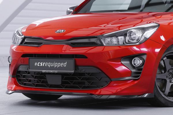 CSR Frontspoiler | Cup-Spoilerlippe mit ABE für Kia Rio 4 (YB) Facelift CSL586-L Lackierung erforderlich (unlackiert roh)