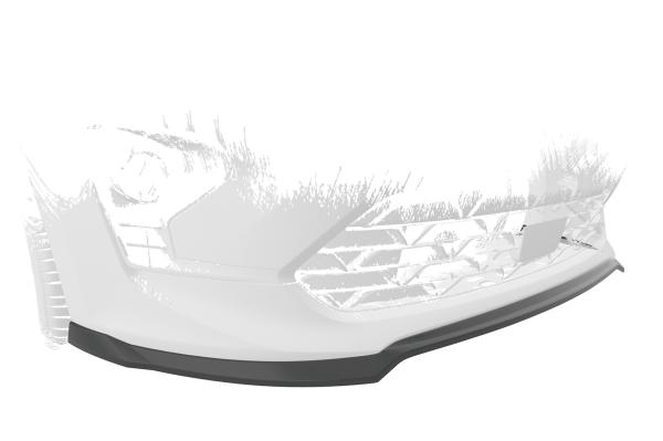 CSR Frontspoiler | Cup-Spoilerlippe mit ABE für Kia Rio 4 (YB) Facelift CSL586-L Lackierung erforderlich (unlackiert roh)