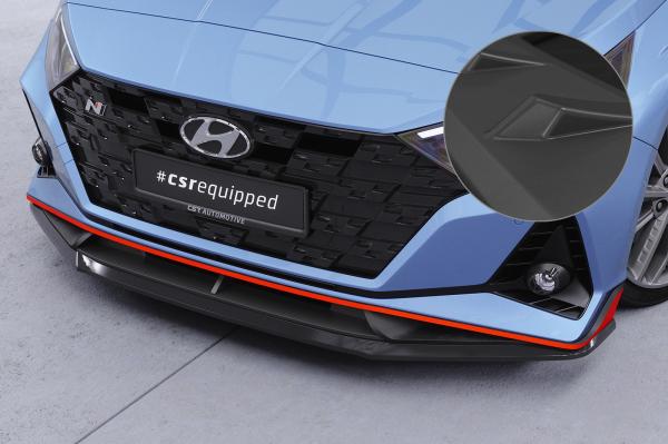 CSR Frontspoiler | Cup-Spoilerlippe mit ABE für Hyundai I20 (BC3) N / N-Line CSL588-L Lackierung erforderlich (unlackiert roh)