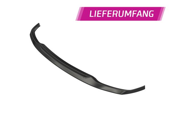 CSR Frontspoiler | Cup-Spoilerlippe mit ABE für BMW X6 (G06) M-Paket / M50i CSL589-C Carbon Look Hochglanz (keine Lackierung erforderlich)