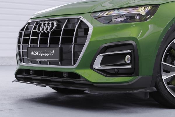 CSR Frontspoiler | Cup-Spoilerlippe mit ABE für Audi Q5 (FY/FYT) CSL590-G Glossy schwarz Hochglanz (keine Lackierung erforderlich)