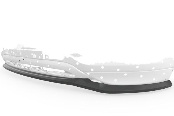 CSR Frontspoiler | Cup-Spoilerlippe mit ABE für Opel Adam S CSL591-L Lackierung erforderlich (unlackiert roh)