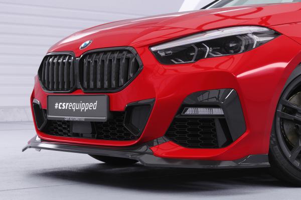 CSR Frontspoiler | Cup-Spoilerlippe mit ABE für BMW 2er (F44) M-Sport / M235 CSL593-G Glossy schwarz Hochglanz (keine Lackierung erforderlich)
