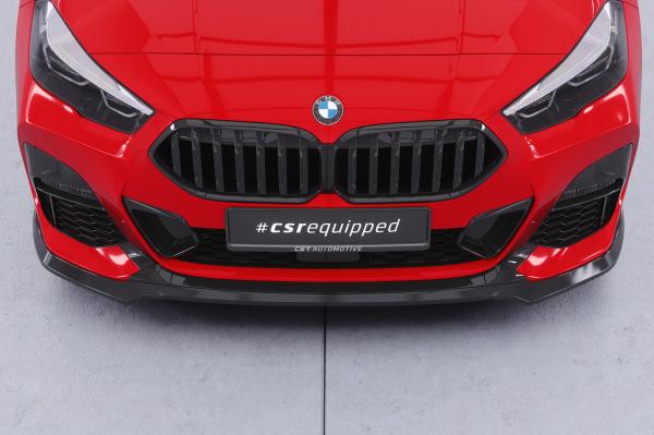 CSR Frontspoiler | Cup-Spoilerlippe mit ABE für BMW 2er (F44) M-Sport / M235 CSL593-G Glossy schwarz Hochglanz (keine Lackierung erforderlich)