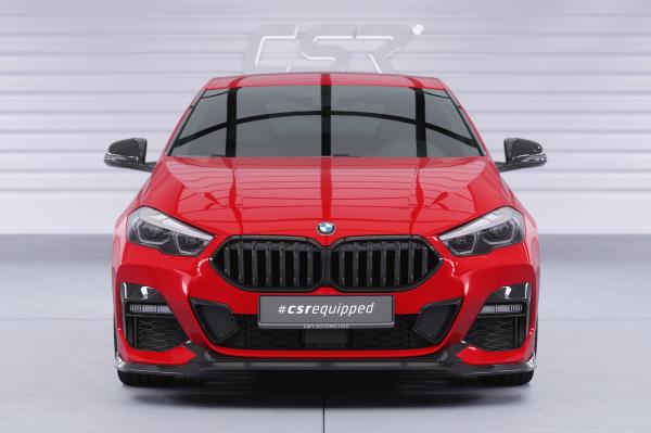 CSR Frontspoiler | Cup-Spoilerlippe mit ABE für BMW 2er (F44) M-Sport / M235 CSL593-G Glossy schwarz Hochglanz (keine Lackierung erforderlich)