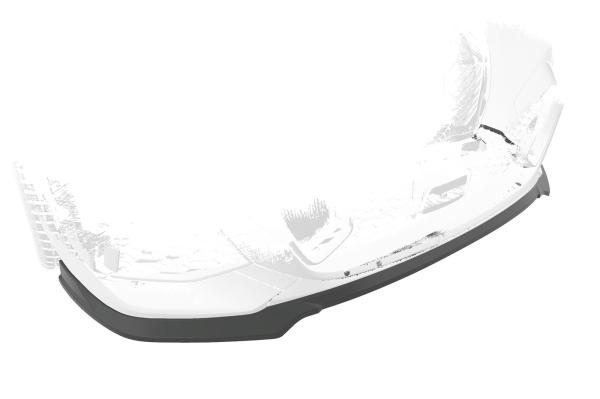 CSR Frontspoiler | Cup-Spoilerlippe mit ABE für BMW 2er (F44) M-Sport / M235 CSL593-G Glossy schwarz Hochglanz (keine Lackierung erforderlich)