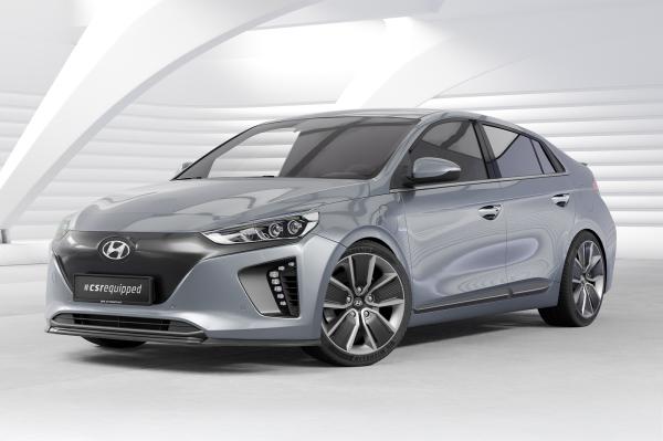 CSR Frontspoiler | Cup-Spoilerlippe mit ABE für Hyundai Ioniq CSL594-C Carbon Look Hochglanz (keine Lackierung erforderlich)