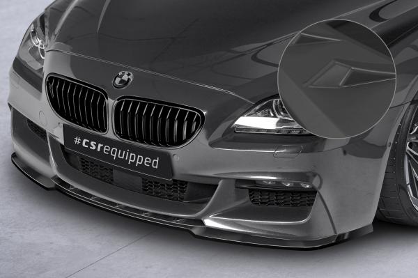 CSR Frontspoiler | Cup-Spoilerlippe mit ABE für BMW 6er F12/F13/F06 CSL598-L Lackierung erforderlich (unlackiert roh)