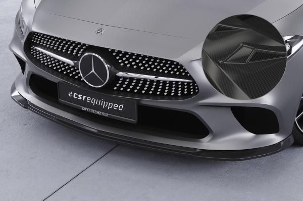 CSR Frontspoiler | Cup-Spoilerlippe mit ABE für Mercedes-Benz CLS (C257) CSL599-C Carbon Look Hochglanz (keine Lackierung erforderlich)