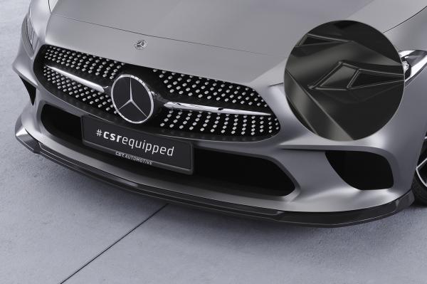 CSR Frontspoiler | Cup-Spoilerlippe mit ABE für Mercedes-Benz CLS (C257) CSL599-G Glossy schwarz Hochglanz (keine Lackierung erforderlich)