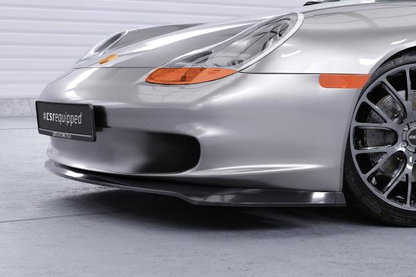 CSR Frontspoiler | Cup-Spoilerlippe mit ABE für Porsche 986 Boxster CSL600-C Carbon Look Hochglanz (keine Lackierung erforderlich)