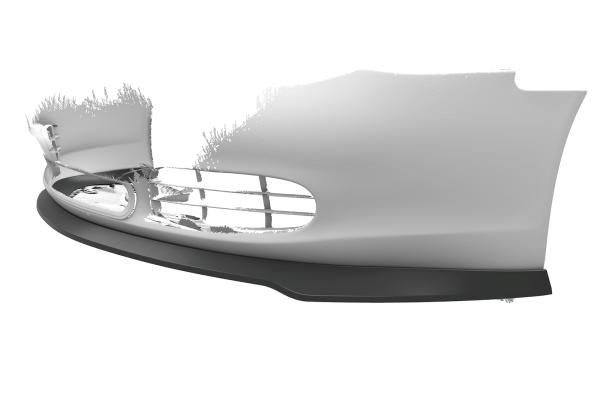 CSR Frontspoiler | Cup-Spoilerlippe mit ABE für Porsche 986 Boxster CSL600-C Carbon Look Hochglanz (keine Lackierung erforderlich)