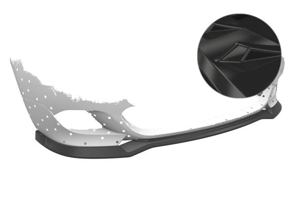 CSR Frontspoiler | Cup-Spoilerlippe mit ABE für BMW 5er E60/E61 M-Paket CSR-CSL603-G Glossy schwarz Hochglanz (keine Lackierung erforderlich)