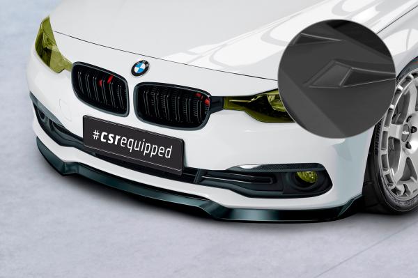 CSR Frontspoiler | Cup-Spoilerlippe mit ABE für BMW 3er F30/F31 LCI CSL604-L Lackierung erforderlich (unlackiert roh)