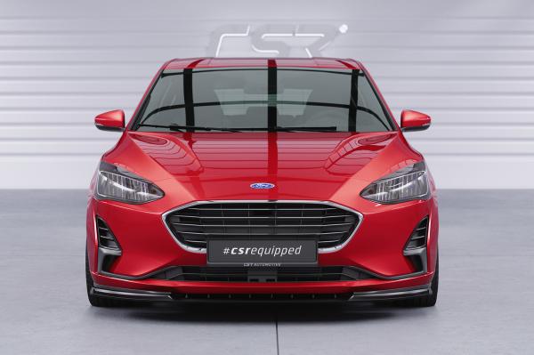 CSR Frontspoiler | Cup-Spoilerlippe mit ABE für Ford Focus MK4 CSL606-C Carbon Look Hochglanz (keine Lackierung erforderlich)