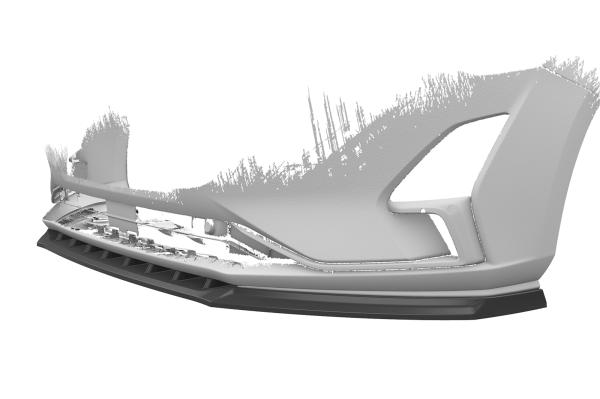 CSR Frontspoiler | Cup-Spoilerlippe mit ABE für Ford Focus MK4 CSL606-C Carbon Look Hochglanz (keine Lackierung erforderlich)