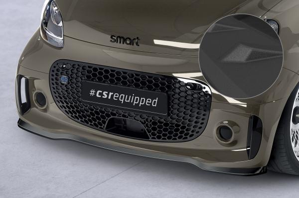 CSR Frontspoiler | Cup-Spoilerlippe mit ABE für Smart EQ fortwo (fortwo 453) CSL610-S strukturiert schwarz matt (keine Lackierung erforderlich)