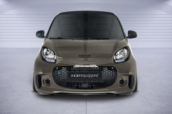 CSR Frontspoiler | Cup-Spoilerlippe mit ABE für Smart EQ fortwo (fortwo 453) CSL610-S strukturiert schwarz matt (keine Lackierung erforderlich)