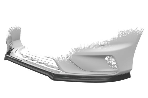 CSR Frontspoiler | Cup-Spoilerlippe mit ABE für Volvo V40 R-Design CSL611-C Carbon Look Hochglanz (keine Lackierung erforderlich)