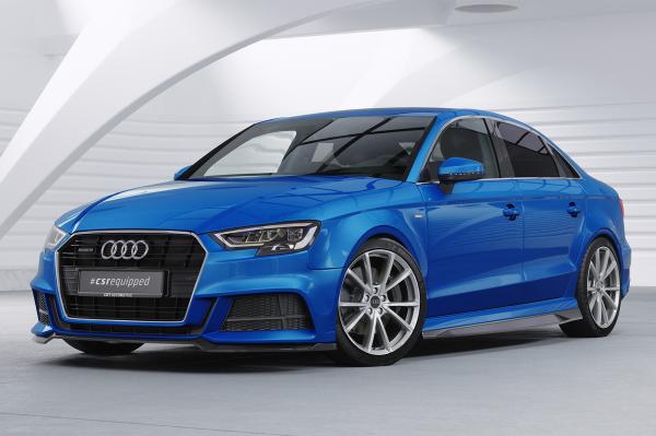 CSR Frontspoiler | Cup-Spoilerlippe mit ABE für Audi A3 S-Line / S3 8V CSL612-L Lackierung erforderlich (unlackiert roh)