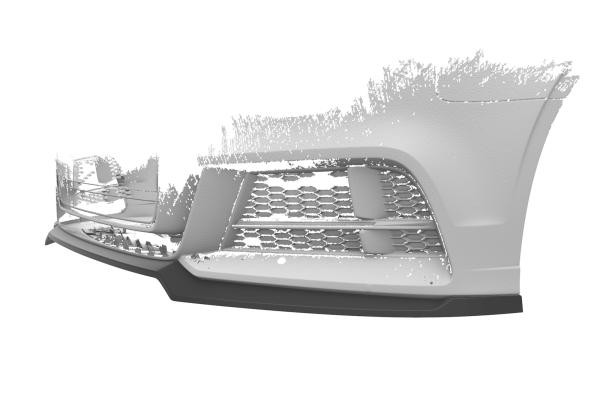CSR Frontspoiler | Cup-Spoilerlippe mit ABE für Audi A3 S-Line / S3 8V CSL612-L Lackierung erforderlich (unlackiert roh)