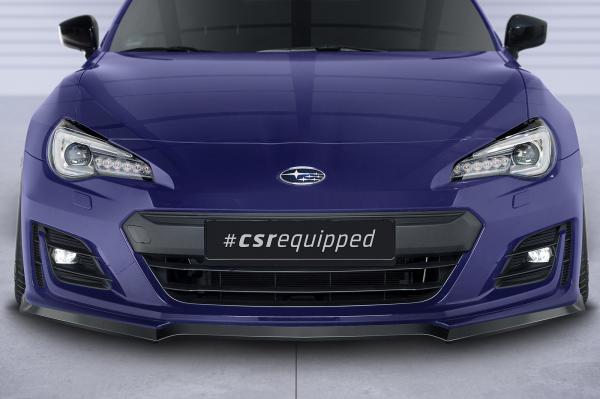 CSR Frontspoiler | Cup-Spoilerlippe mit ABE für Subaru BRZ CSL613-S strukturiert schwarz matt (keine Lackierung erforderlich)
