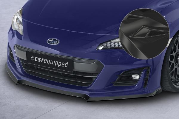 CSR Frontspoiler | Cup-Spoilerlippe mit ABE für Subaru BRZ CSL613-G Glossy schwarz Hochglanz (keine Lackierung erforderlich)