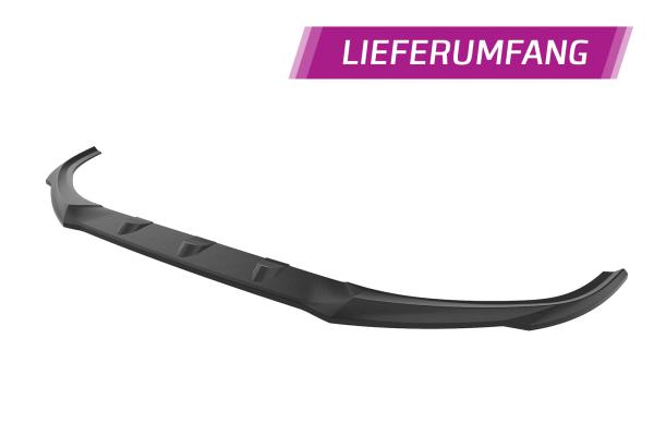 CSR Frontspoiler | Cup-Spoilerlippe mit ABE für Hyundai i20 (BC3) CSL615-S strukturiert schwarz matt (keine Lackierung erforderlich)