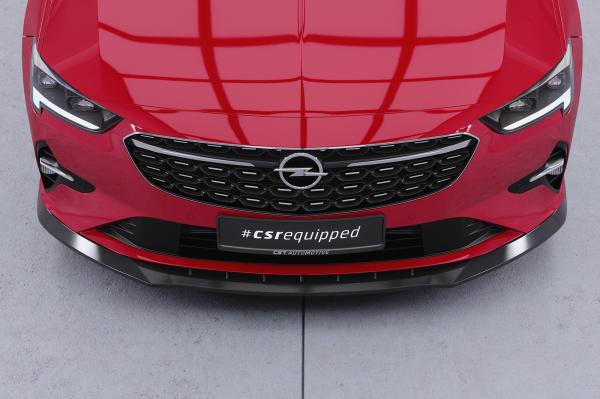 CSR Frontspoiler | Cup-Spoilerlippe mit ABE für Opel Insignia B CSL619-C Carbon Look Hochglanz (keine Lackierung erforderlich)
